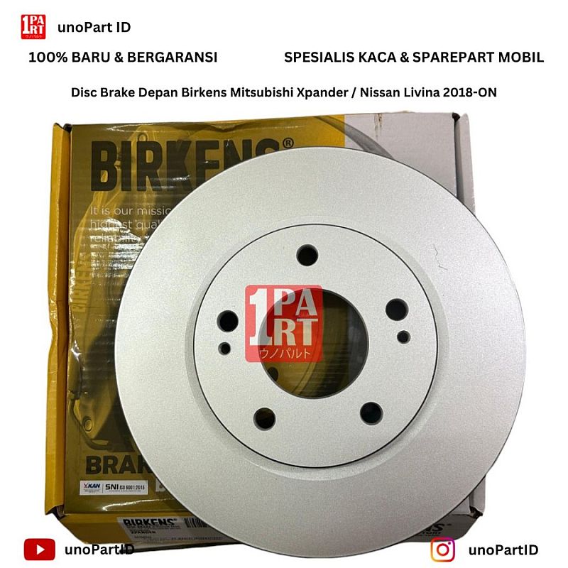 Disc Brake Cakram Birkens Mitsubishi Xpander Livina SNI KAN OEM No 4615A243 - foto 5