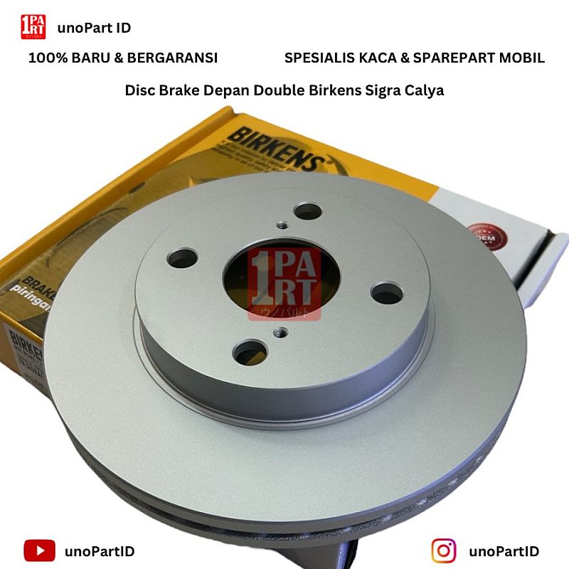 Disc Brake Cakram Depan Birkens Daihatsu Sigra Toyota Calya by unoPart - foto 2