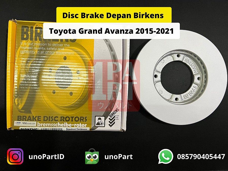 Disc Brake Cakram Toyota Grand Great New Avanza Xenia 43512-BZ170-001 - foto 5