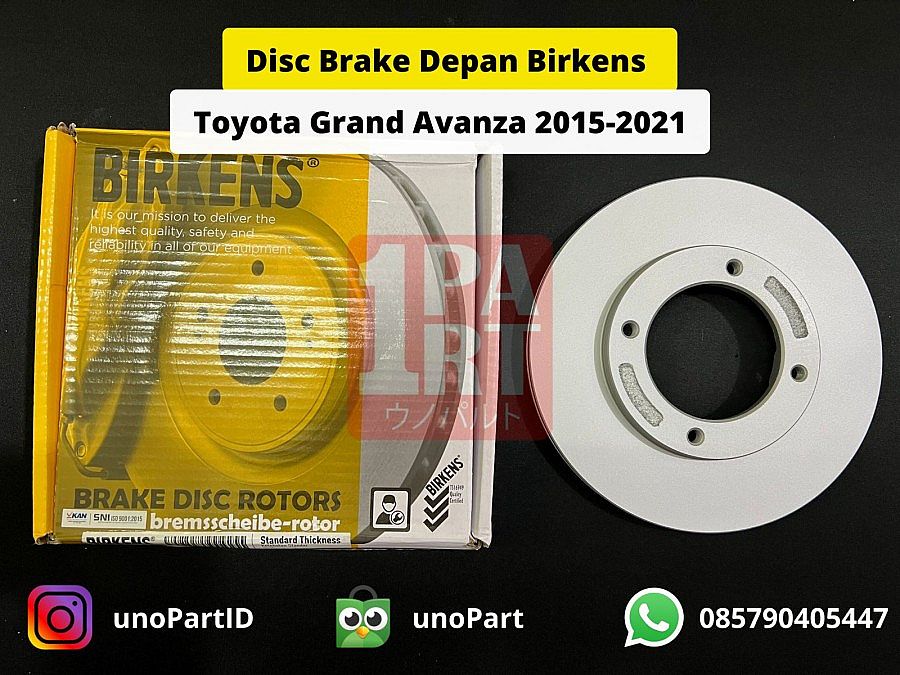 Disc Brake Cakram Toyota Grand Great New Avanza Xenia 43512-BZ170-001 - foto 3