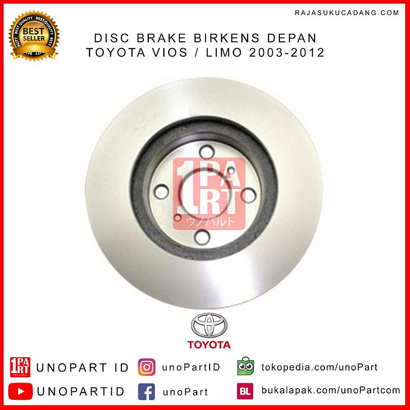Disc Brake Cakram Toyota Vios / LIMO Depan - foto 4