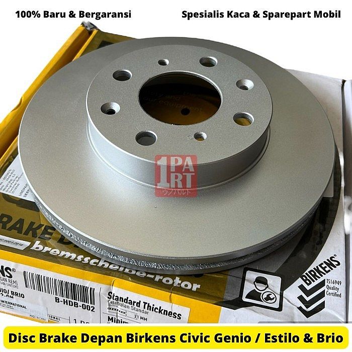 Disc Brake Depan Birkens Honda Brio Civic Genio Estilo Harga 2 Keping - foto 3