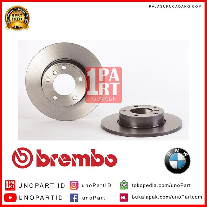 Disc Brake Depan Brembo BMW E36 316i 318i OEM No 34116757750 - foto 2