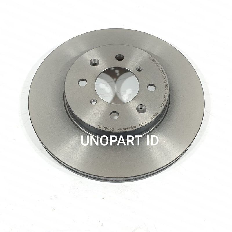 Disc Brake Depan Brembo Honda Jazz GE 2008-2013 & Ferio & Freed OEM - foto 2