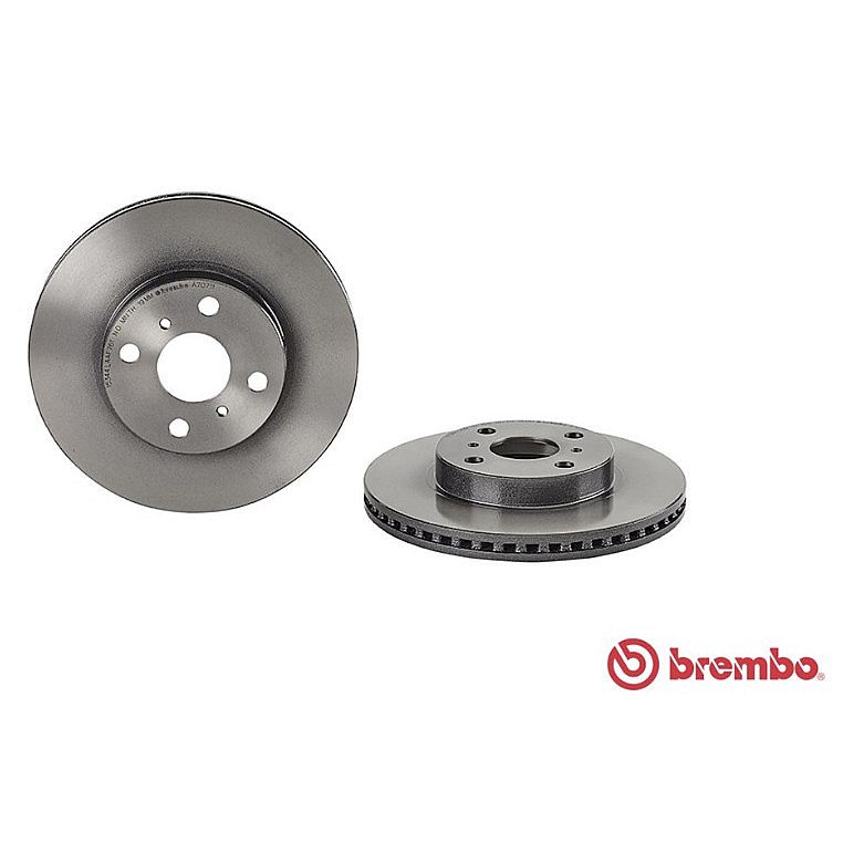 Disc Brake Depan Brembo Original Toyota Yaris Tipe E & J 2006-2013 - foto 5