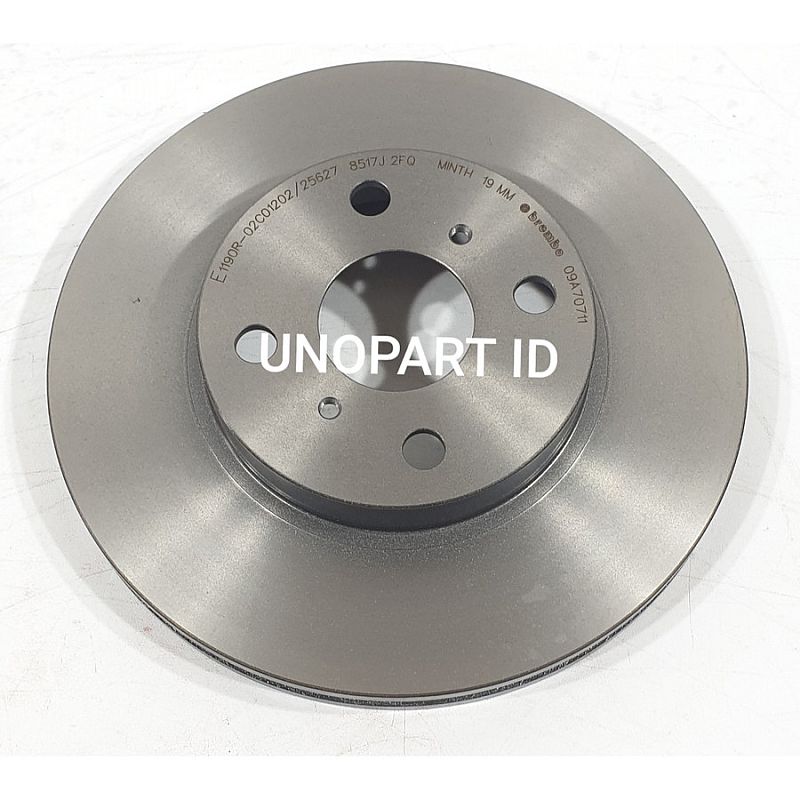Disc Brake Depan Brembo Original Toyota Yaris Tipe E & J 2006-2013 - foto 3