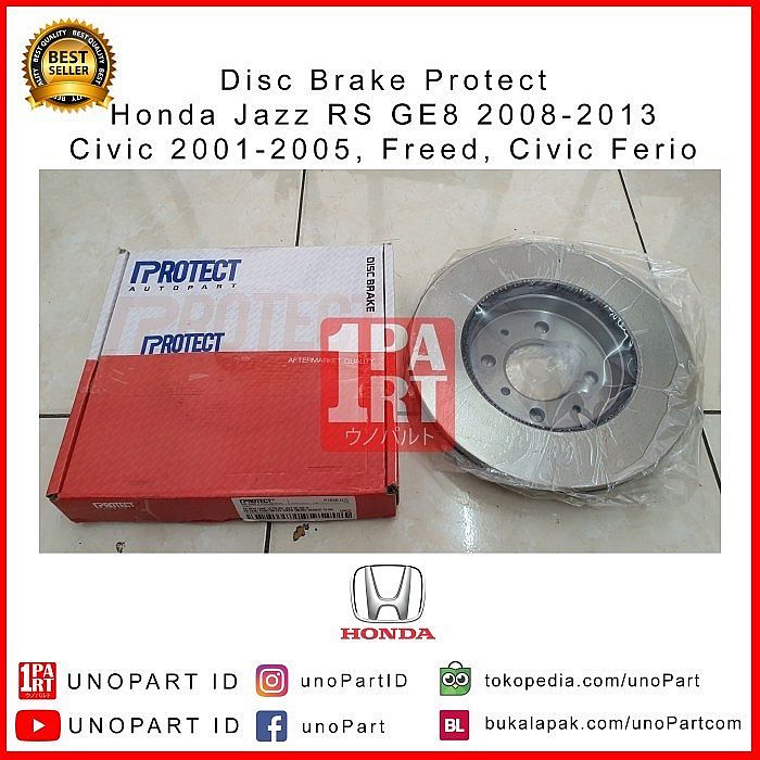 Disc Brake Depan Protect Honda Mobilio / New City 2008-2014 - foto 3