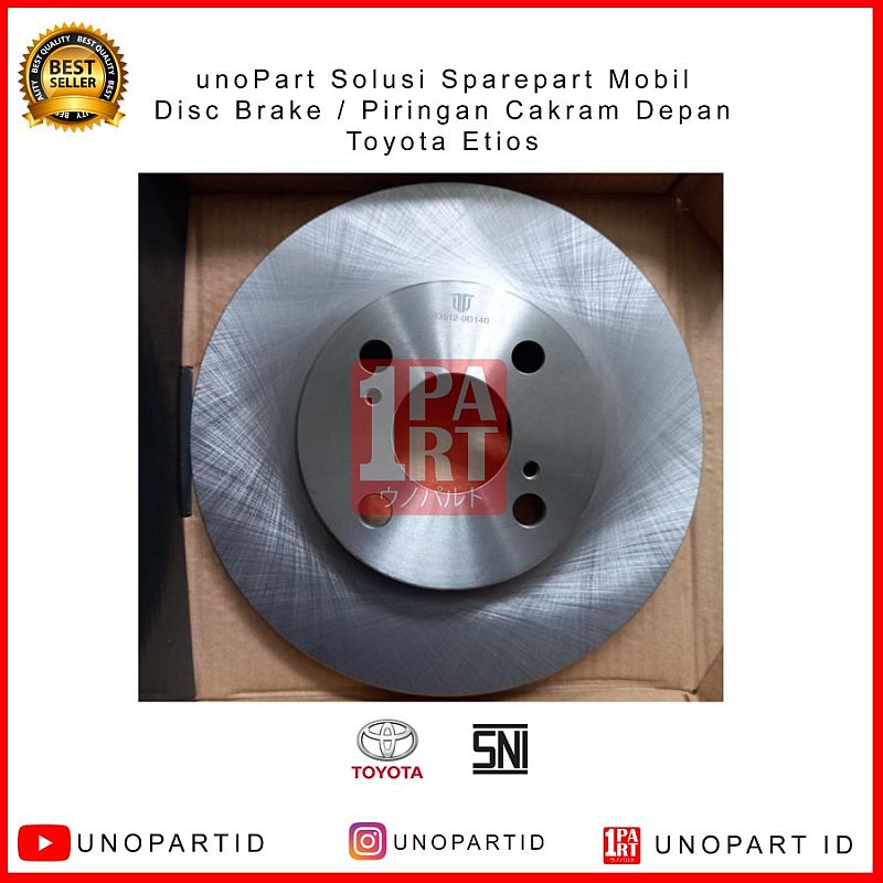 Disc Brake Piringan Cakram Depan Etios Valco 2014-ON - foto 2