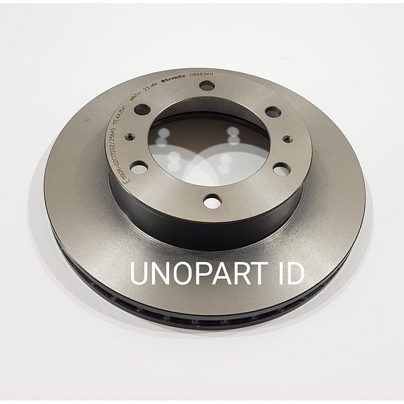 Disc Brake Piringan Cakram Rem Depan BREMBO ORIGINAL Toyota Fortuner / Hilux 2008-2011 - foto 3