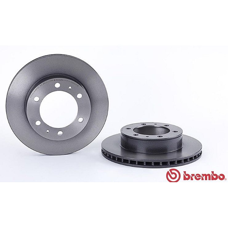 Disc Brake Piringan Cakram Rem Depan BREMBO ORIGINAL Toyota Fortuner / Hilux 2008-2011 - foto 5