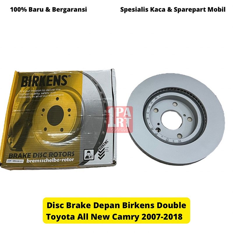 Disc Brake Piringan Cakram Rotor Birkens Depan Toyota All New Camry XV40 ACV40 XV50 ACV50 2007-2018 SNI KAN OEM 43512-06120 4351206120 - foto 3