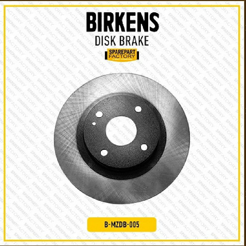 Disc Brake Piringan Rem Cakram Rotor Birkens Depan Mazda 2 Skyactiv 2014-ON Sudah Finishing dan Anti Karat SNI KAN OEM DA6A-33-251A DA6A33251A