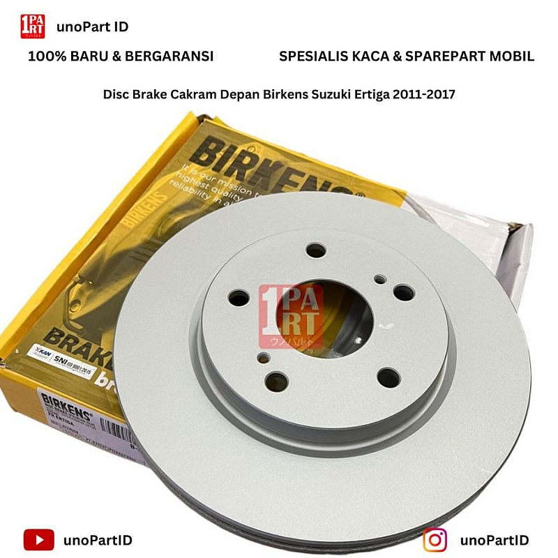 Disc Brake Rotor Piringan Cakram Suzuki Ertiga Gen1 2012-2018 Depan SNI KAN OEM 55311-B77M00N 55311B77M00N