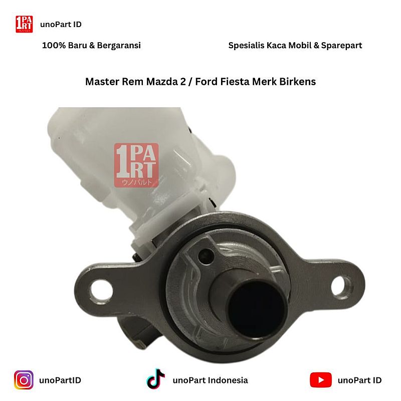 DNY14340Z Brake Master Rem Atas Birkens Original Mazda 2 / Ford Fiesta AT by unoPart ID SNI KAN OEM DNY1-43-40Z - foto 3