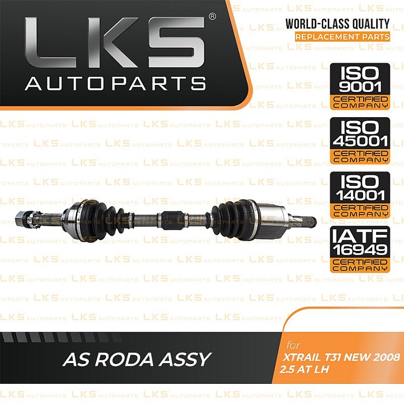Drive Shaft  As Roda Assy Nissan Xtrail T31 2.5 AT 2008-2013 LKS Kiri / Kanan by unoPart ID - foto 2