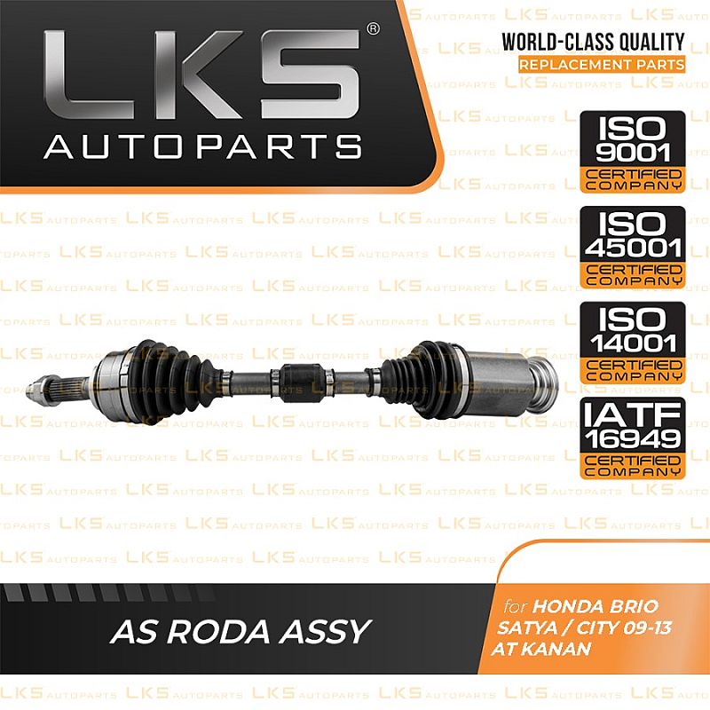Drive Shaft / CV Joint As Roda Honda Brio Satya CKD / City GM2 Kiri / Kanan LKS unoPart ID - foto 2