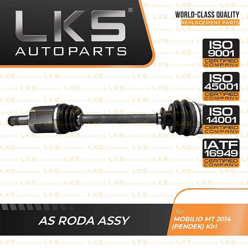 Drive Shaft / CV Joint As Roda Honda Mobilio / BRV MT Kiri / Kanan LKS unoPart ID - foto 2