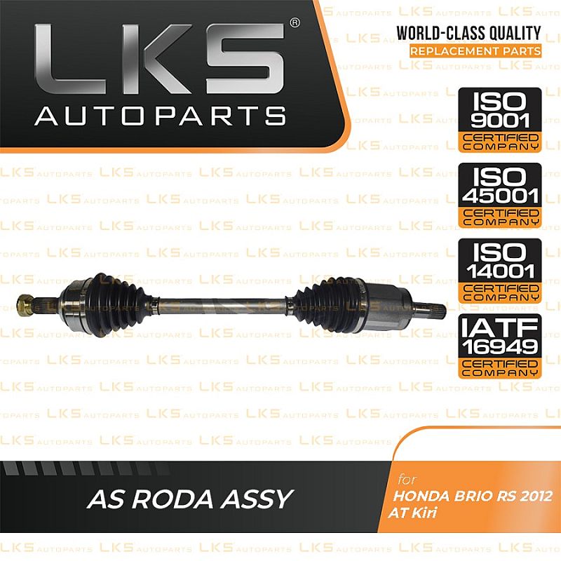 Drive Shaft / CV Joint As Roda Honda New Brio RS AT/MT 2018-ON LKS unoPart ID - foto 2