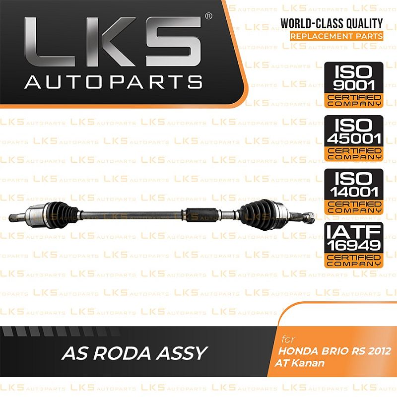 Drive Shaft CV Joint / As Roda Honda Jazz GK5 City GM6 2014-ON LKS unoPart ID - foto 2