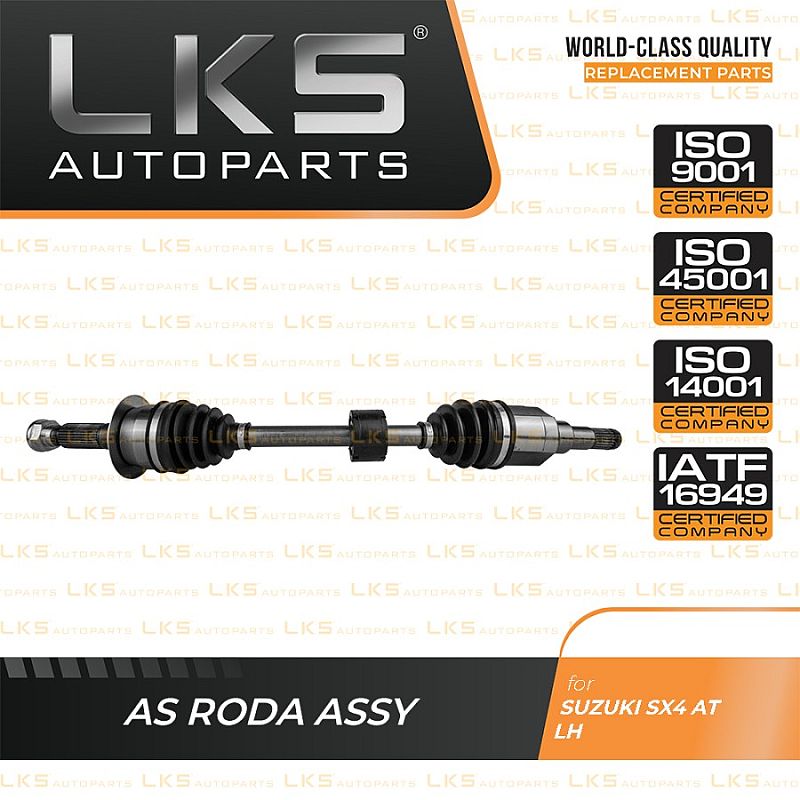 Drive Shaft CV Joint As Roda Suzuki SX4 AT 2008-2015 Kiri / Kanan Merk LKS by unoPart ID - foto 2