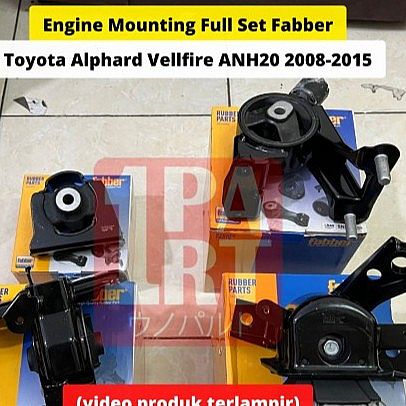 Engine Mounting 1 Set Fabber Toyota Alphard Vellfire ANH20 2008-2015 - foto 2