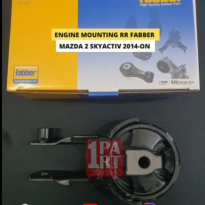 Engine Mounting Belakang Fabber Mazda 2 Skyactiv 2014-ON SNI KAN OEM DA6V-39-040