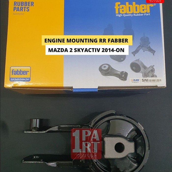 Engine Mounting Belakang Fabber Mazda 2 Skyactiv 2014-ON SNI KAN OEM DA6V-39-040 - foto 5