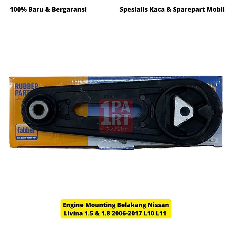 Engine Mounting Belakang Fabber Nissan Grand Livina / Livina L10 L11 1.5 1.8 07-18 / Evalia SNI KAN OEM 11360-ED000 11360ED000 - foto 4