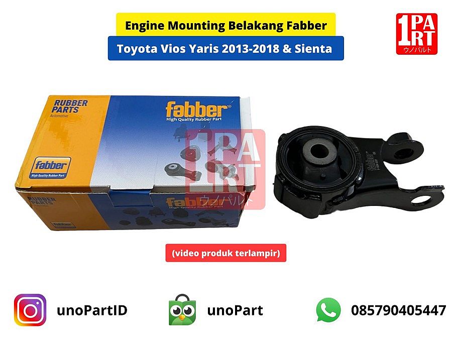 Engine Mounting Belakang Fabber Toyota Vios Yaris 13- / Sienta 16- AT