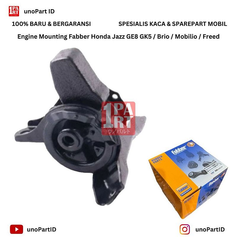 Engine Mounting City / Jazz GM2 GE8 GM6 GK5 Gen 2 3 / Brio / Mobilio / Freed AT Matic Depan Kiri SNI KAN OEM 50850-TG0-T03 - foto 4