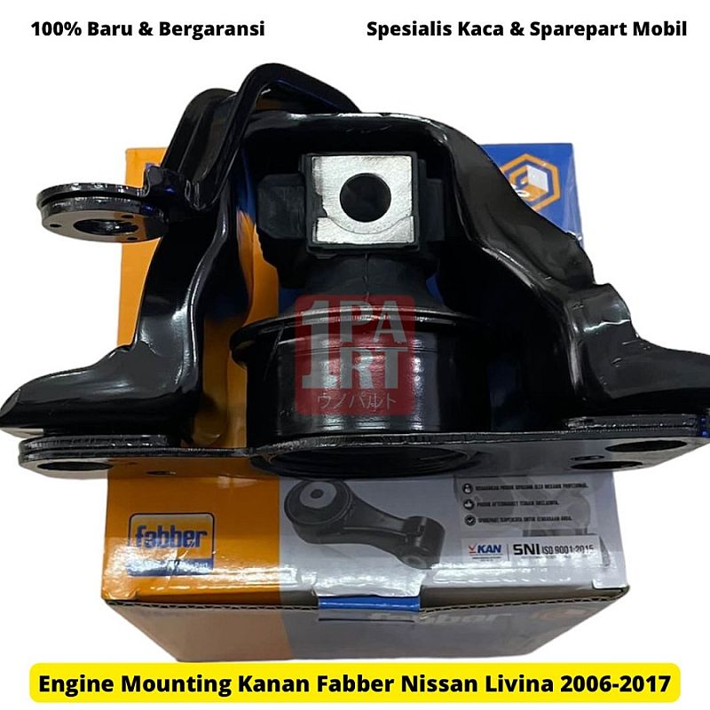 Engine Mounting Depan Kanan Fabber Nissan Livina 1.5 L10 L11 06-17 / Evalia AT MT SNI KAN OEM 11210-ED50B 11210ED50B - foto 5