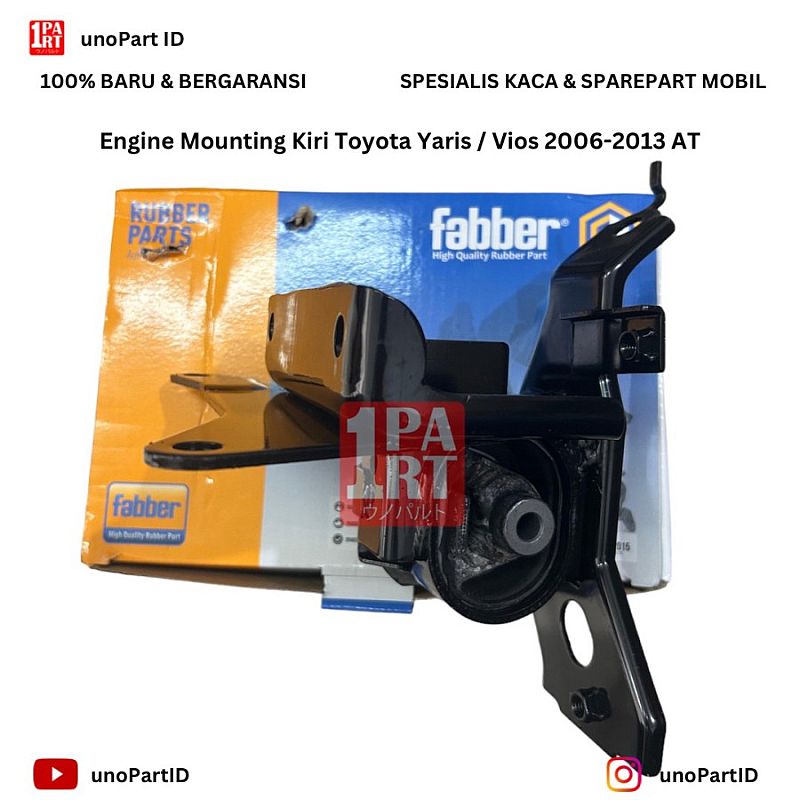 Engine Mounting Fabber Kiri Toyota Yaris New Vios AT Matic SNI & KAN 12372-0M160 - foto 2