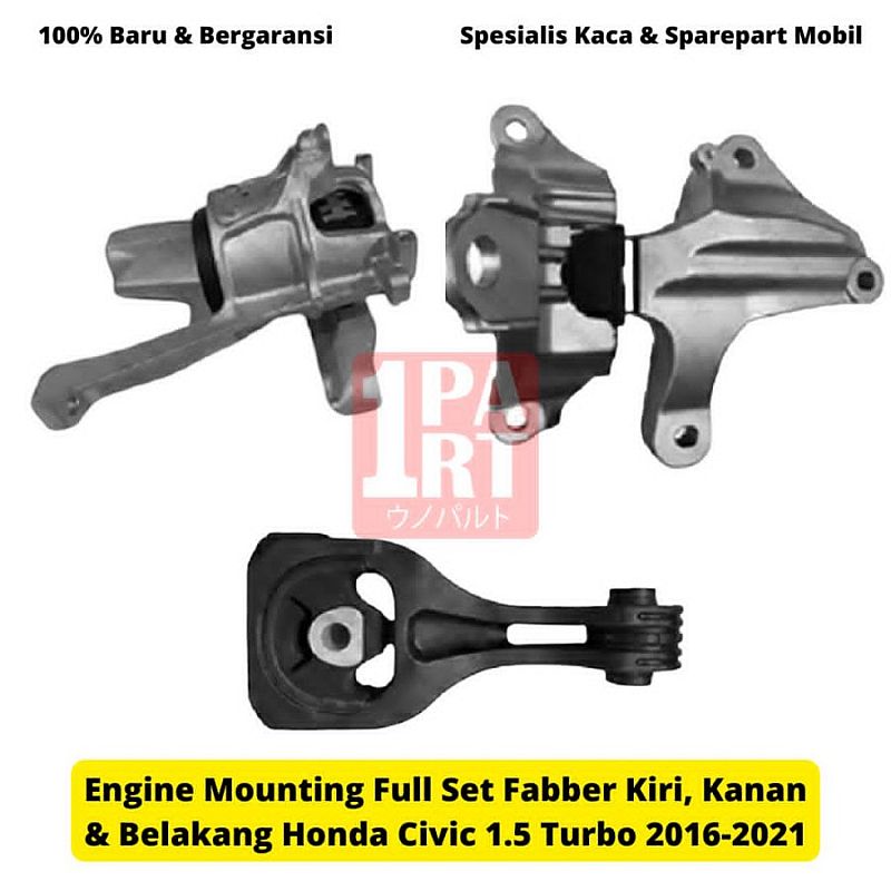Engine Mounting Full Set Kiri Kanan Belakang Honda Civic Turbo 16-21 - foto 4