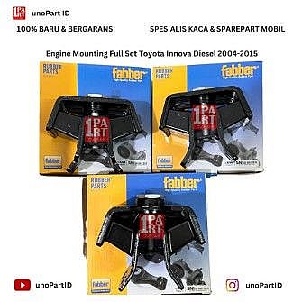 Engine Mounting Full Set Toyota Kijang Innova Diesel 2004-2015 Merk Fabber Pangkon Mesin Transmisi unoPart ID - foto 4