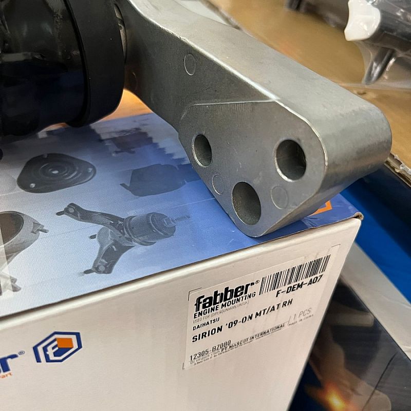Engine Mounting Kanan RH Fabber Daihatsu Sirion 09-ON AT Matic MT Manual 12305-BZ080 - foto 5