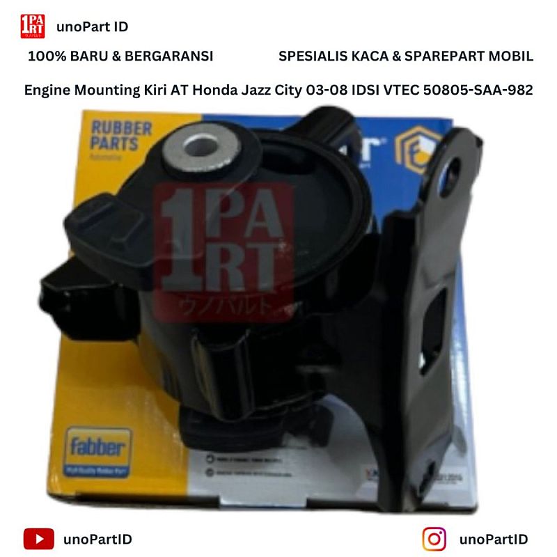 Engine Mounting Kiri AT Honda Jazz City 03-08 IDSI VTEC 50805-SAA-982 - foto 2
