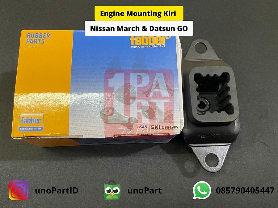Engine Mounting Kiri Fabber Nissan March Datsun GO Part No 11220-4LC0A - foto 2