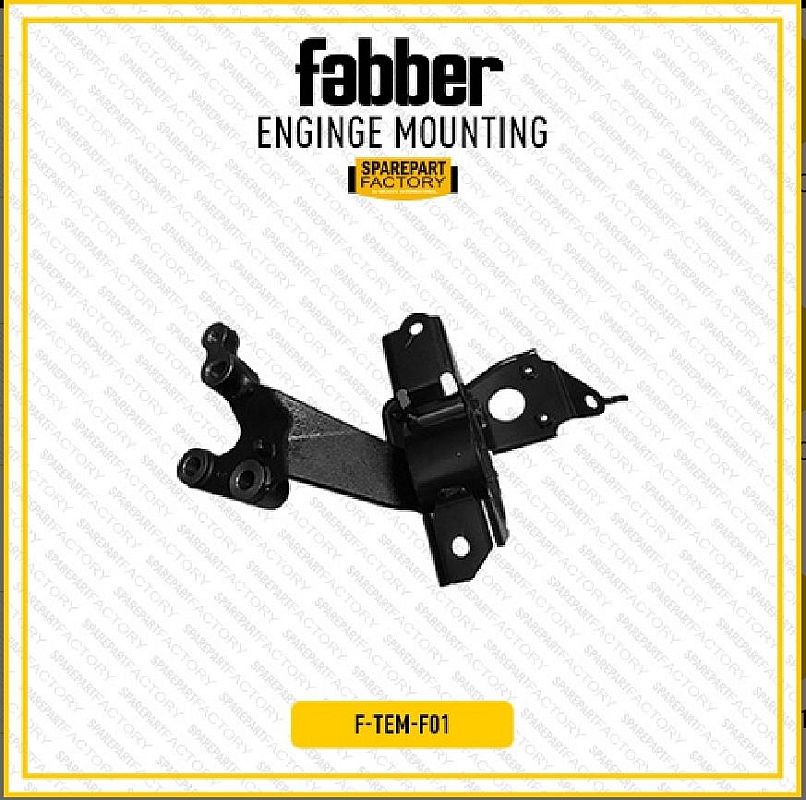 Engine Mounting Kiri Fabber Toyota Agya Daihatsu Ayla MT Manual 12-22 SNI KAN OEM 12306-BZ123 12306BZ123