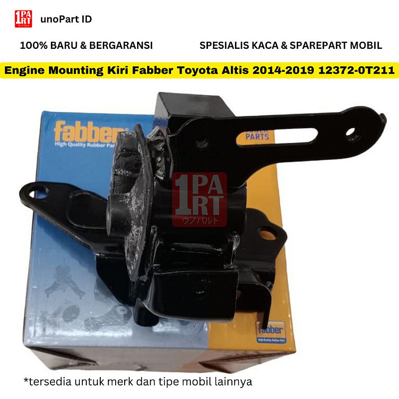 Engine Mounting Kiri Fabber Toyota Altis 2014-2019 12372-0T211 - foto 3