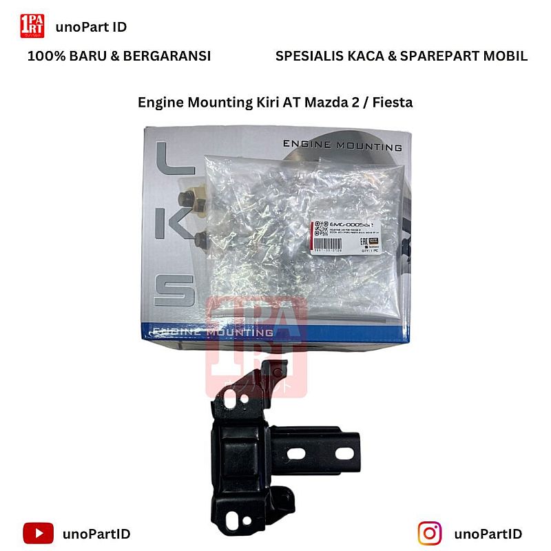 Engine Mounting Kiri LKS Mazda 2 NonSky 09-14 / Ford Fiesta OEM No D651-39-070B - foto 3