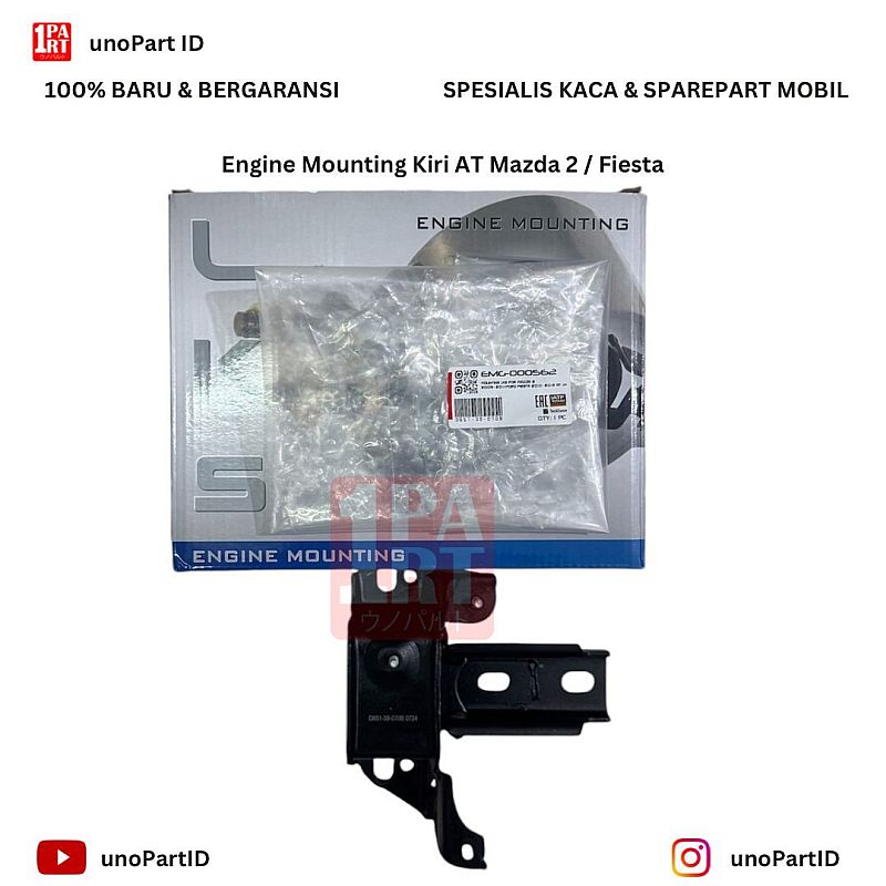 Engine Mounting Kiri LKS Mazda 2 NonSky 09-14 / Ford Fiesta OEM No D651-39-070B - foto 4