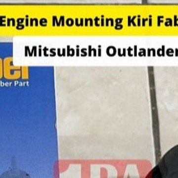Engine Mounting Kiri Tanpa Bracket Fabber Mitsubishi Outlander SNI KAN OEM MN101574 - foto 4