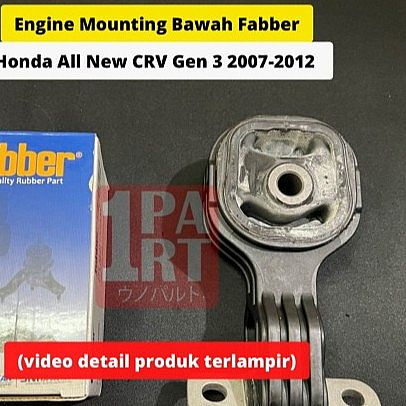 Engine Mounting Pangkon Mesin Fabber Belakang Bawah Honda All New CRV CR-V Gen3 RE 2007-2012 2.0 2.4 AT SNI KAN OEM 50890-SWA-A81 50890SWAA81 - foto 5