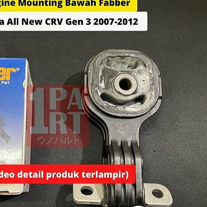 Engine Mounting Pangkon Mesin Fabber Belakang Bawah Honda All New CRV CR-V Gen3 RE 2007-2012 2.0 2.4 AT SNI KAN OEM 50890-SWA-A81 50890SWAA81