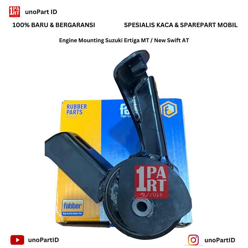 Engine Mounting Pangkon Mesin Fabber Suzuki Ertiga 12-17 Gen1 AT MT / Swift 13-17 AT Belakang RR SNI KAN OEM 11710B77MA0N - foto 3