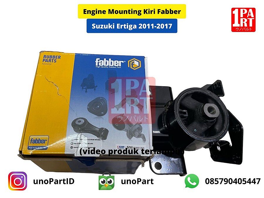 Engine Mounting Pangkon Mesin Fabber Suzuki Ertiga 12-17 Gen1 AT MT / Swift 13-17 AT Kiri LH  SNI KAN OEM 11620B77MA0N