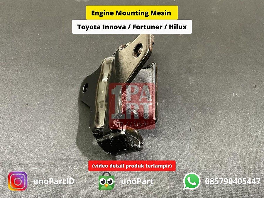 Engine Mounting Pangkon Mesin Fabber Toyota Innova / Fortuner / Hilux Diesel 2004-2015 SNI KAN OEM 12361-0L030 12361-0L030 - foto 5