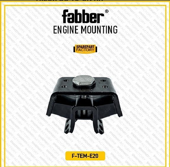 Engine Mounting Pangkon Mesin Insulator Belakang Trans Transmisi Fabber Toyota Innova/ Hilux Hi-Lux Hi Lux Diesel 12371-0L030 23710L030 - foto 4