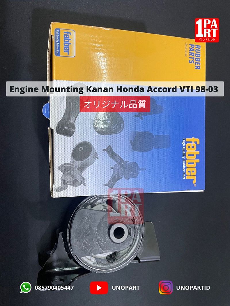 Engine Mounting Pangkon Mesin Insulator Kanan Fabber Honda Accord VTiL AT Matic 1998-2003 / Odyssey 2.4 RA6 1999-2003 SNI KAN OEM 50805-S84-A01