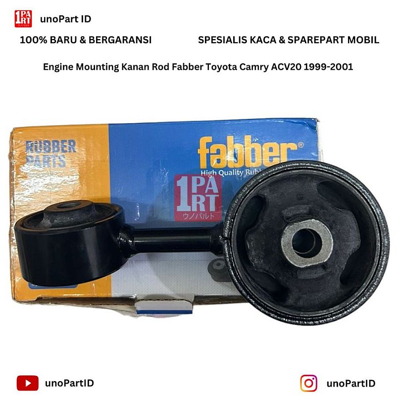 Engine Mounting Pangkon Mesin Insulator Kanan Rod Fabber Toyota Camry 1996-2001 XV20 SXV20 SNI KAN Part No 12363-74130